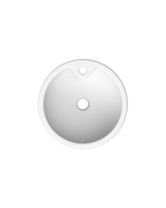 Scarabeo 8003W1 Luna Countertop Washbasin in White