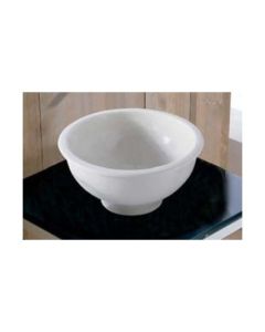 Scarabeo 8021W In-Out 40 Drop-In / Countertop Washbasin In White