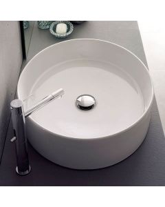 Scarabeo 8030W Wind Countertop Washbasin In White