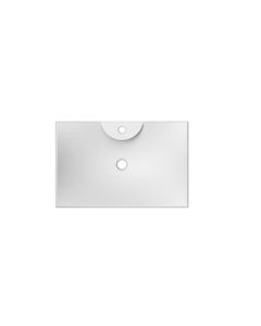 Scarabeo 8039RW1 Supported Or Wall Mounted Ceramic Washbasin Sink Without Overflow In White