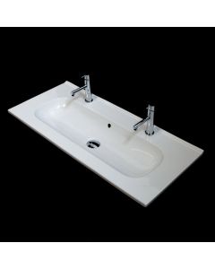 LACAVA 8072-03-001 Aquatre Vanity Top Porcelain Lavatory In White