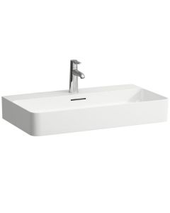 Laufen 8102850001361 Val 29 8/16" L x 16 9/16" W x 4 8/16" H Wall Mounted Washbasin Console in White
