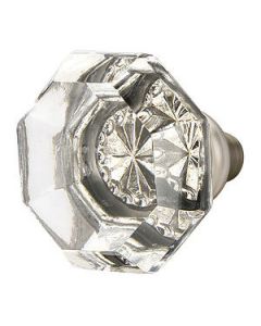 Emtek 8200-US26-OT Old Town Clear Crystal Knob in Polished Chrome