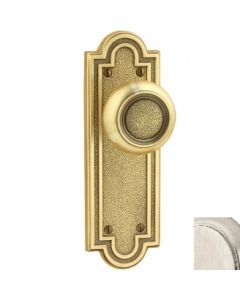 Emtek 8202-US15 Belmont 7.5" Non Keyed Style Sideplate in Satin Nickel