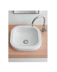 Scarabeo 8306W Next 40 Countertop Washbasin In White