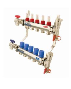 Legend 8330AP-10-7 1" Stainless Steel Manifold With Angle Isolation Valve 7-Port