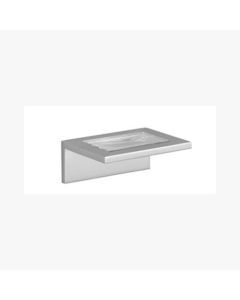 Dornbracht 83410980-06 Symetrics Deque Wall Soap Dish In Platinum Matte