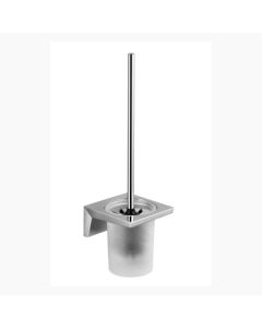 Dornbracht 83900730-00 Supernova Wall Toilet Brush Set In Chrome