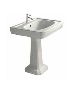Galassia 8411 Ceramic Pedestal in White