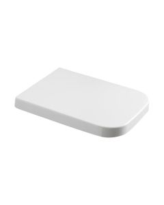 Scarabeo 8609BW Moai Toilet Seat With Soft-Closing, Duroplast In White