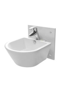 Galassia 8854 Ceramic Wall Plate 15.7" X 15.7" in White