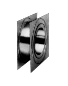 AmeriVent 8HS-WTP HS-WTP Series 8" 3-Wall Chimney Wall Thimble in Galvanized