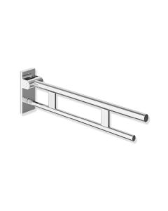 Hewi 900.50.10340 Duo Swing-Up Support Bar in Chrome
