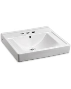 American Standard 9024004EC.020 Decorum Wall Mount Vitreous China Bathroom Sink in White