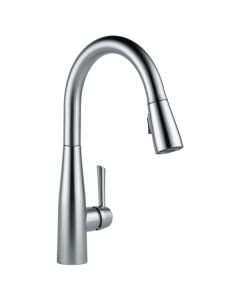 Delta 9113-AR-DST Essa Single Handle Pull-Down Kitchen Faucet In Arctic Stainless