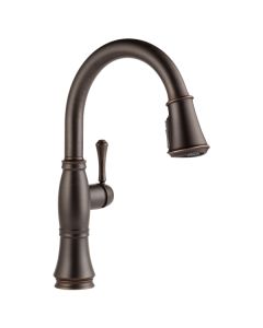 Delta 9197-RB-DST Cassidy Single Handle Pull-Down Kitchen Faucet With Shieldspray Technology In Venetian Bronze