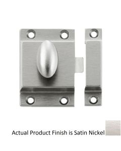 Merit Metal 9280 US15A Cupboard Turn in Satin Nickel