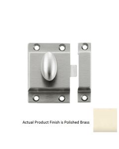 Merit Metal 9280 US3 Cupboard Turn in Polished Brass