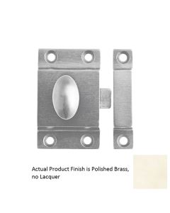 Merit Metal 9281.5 PBA Cupboard Turn in Polished Brass (No Lacquer)