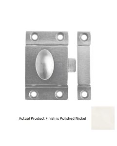 Merit Metal 9281.5 US15A Cupboard Turn in Polished Nickel
