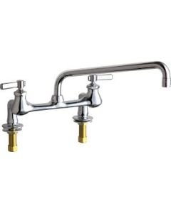 Chicago Faucets 946-L12-369CP Hot And Cold Water Inlet Faucet, 2.2 gpm