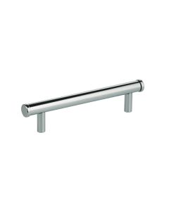 Modern 4" Cabinet Pull Solid Brass in Polished Chrome Plated Omnia 9464/100-US26