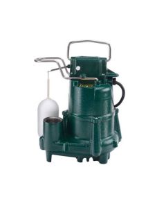 Zoeller 98-0016 N98 Flow-Mate Cast Iron Effluent Sump Pump 1/2 HP, 115V, 25' Cord, Non-Automatic