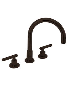 Newport Brass 9901L/10B 9901L East Linear Double Handle Widespread Kitchen Faucet with Met, Oil Rubbed Bronze