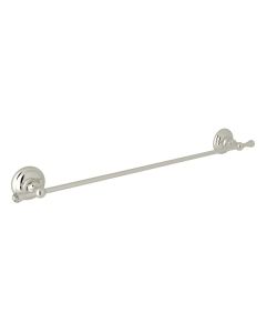 Rohl A1486CPN Acqui Italian Bath Swarovski Crystal Wall Mount 24" Towel Bar in Polished Nickel