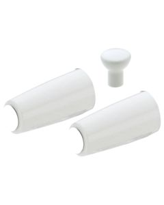 Delta A22WH Innovations Metal Lever Handle Accent Set In White