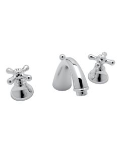 Rohl A2707XMAPC-2 Verona C-Spout Widespread Lavatory Faucet in Polished Chrome