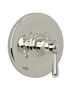 Rohl A2914LMPN Verona Thermostatic Trim Plate without Volume Control in Polished Nickel (Rough Sold Separately)