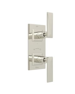Rohl A4064LVPN Vincent 1/2" Thermostatic/Diverter Control Trim in Polished Nickel