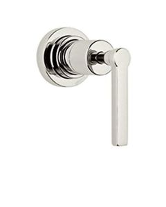 Rohl A4212LMPNTO Lombardia Trim for Volume Control and 4-Port Dedicated Diverter with Metal Lever Handle in Polished Nickel (Rough Sold Separately)