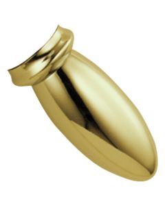 Delta A716PB Victorian Metal Lever Handle Accent In Polished Brass