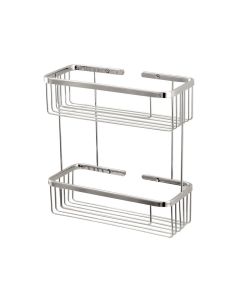 Aquabrass ABAB02068PC 2068.PC Shower Shower 10-3/4" Two Tier Shower Basket