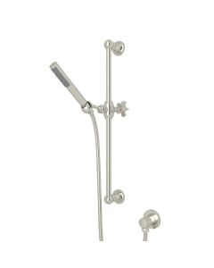 Rohl AKIT8073XPN Spa Shower San Giovanni Single-Function Handshower Set in Polished Nickel