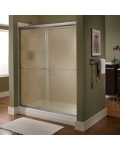 American Standard AM00390400.094 Showerite Shower Door in Gold