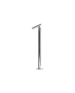 Agape ARUB0952LA Square Bathtub Floor Mixer in Chrome