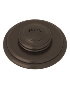 Rohl AS525TCB Georgian Era Decorative Luxury Air Activated Switch Button Only For Waste Disposal in Tuscan Brass