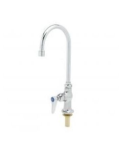 T&S Brass B-0305 Single Pantry Faucet, Deck Mount, Swivel/Rigid Gooseneck, Stream Regulator