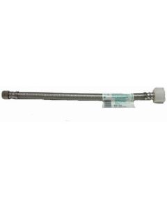 Fluidmaster B1T12 Toilet Connector, Braided Stainless Steel - 3/8 Inch Female Compression Thread X 7/8 Inch Female Ballcock Thread, 12 Inch Length