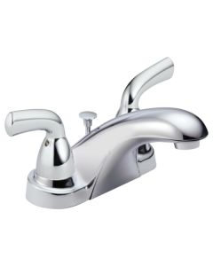 Delta B2510LF Foundations Two Handle Centerset Bathroom Faucet In Chrome