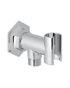 Rohl BE364-APC Bellia Handshower Wall Outlet With Holder in Polished Chrome