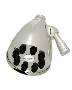 Rohl BI00059PN Spa Shower 8-Jet Calliano Adjustable Showerhead in Polished Nickel