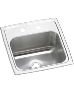 Elkay BPSR153 Celebrity Stainless Steel 15" x 15" x 6-1/8", Single Bowl Drop-in Bar Sink