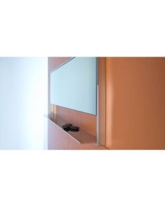 Wetstyle C1946M C Collection 46" L X 19" H Horizontal Mirror in Stainless Steel