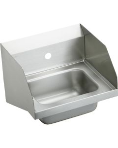 Elkay CHS1716LRS1 Stainless Steel 16-3/4" x 15-1/2" x 13", Single Bowl Wall Hung Handwash Sink