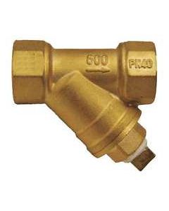 Conbraco 59006P2 Bronze Y-Strainer, 20 Mesh, Blowout w/ Plug, 1 1/4" NPT Female