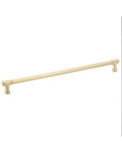 Emtek CS86694US4 Jasper Industrial Modern Hardware - 18" Centers Concealed Surface Mount Door Pull in Satin Brass